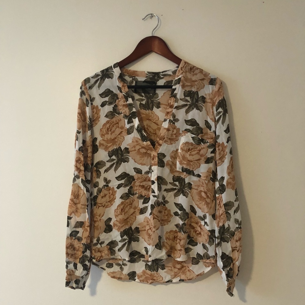 Reformation Floral Top S, never worn